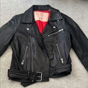 Women's Black Leather Jacket